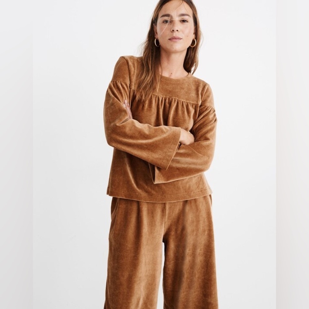 Madewell Texture & Thread Corduroy Swing Top - Picture 1 of 9